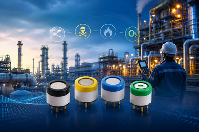 Industrial Gas Detection: Choosing Sensors for CO, H₂S, H₂, and O₂